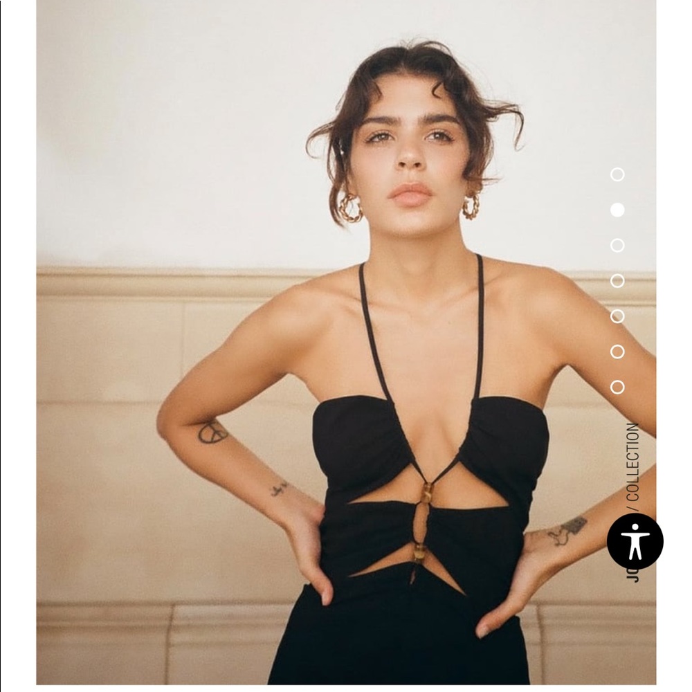 Zara Cut Out Dress NEW